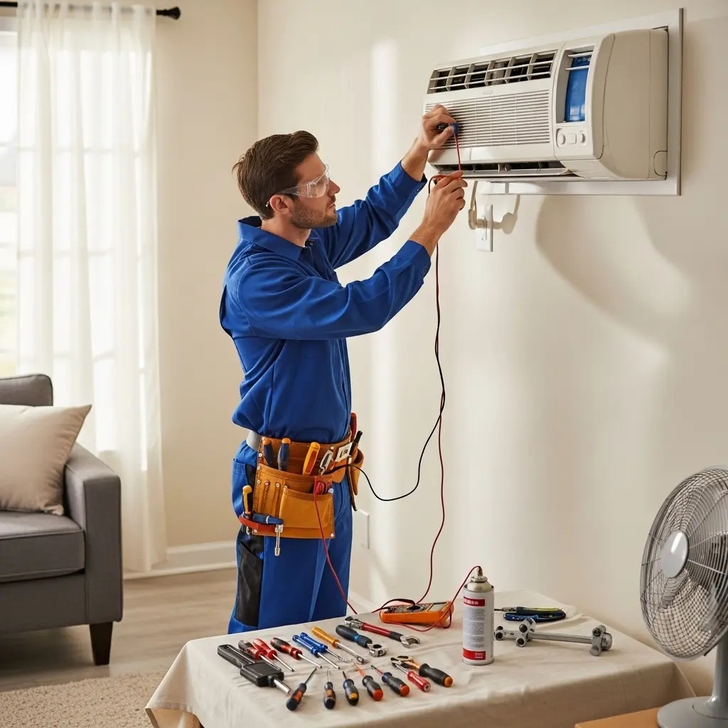 Gördes Uğur Uğur klima gaz dolumu ve bakım – Enerji verimliliği artırıldı. - Teknik servis örneği